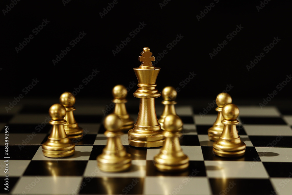 Strategic concept chess board game. planning and decision making business leader concept. Strategic concept chess board game. planning and decision making business leader concept.