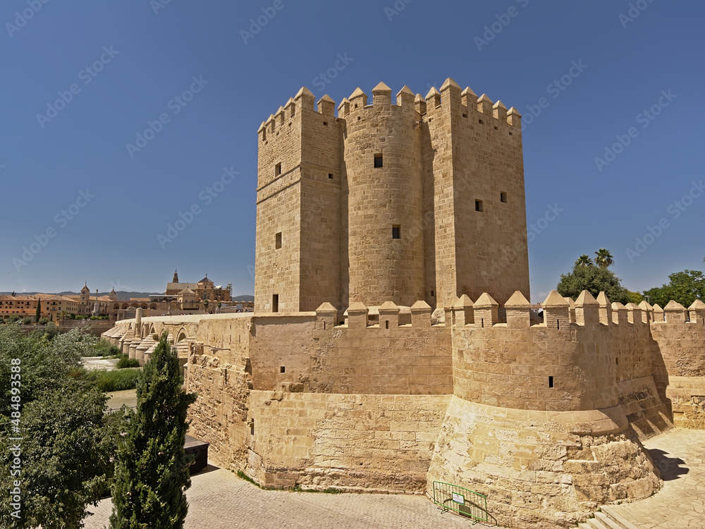 Calahorra tower, fortified gate in the historic centre of Cordoba