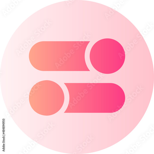 toggle gradient icon