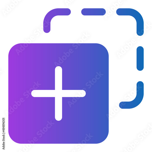 duplicate gradient icon