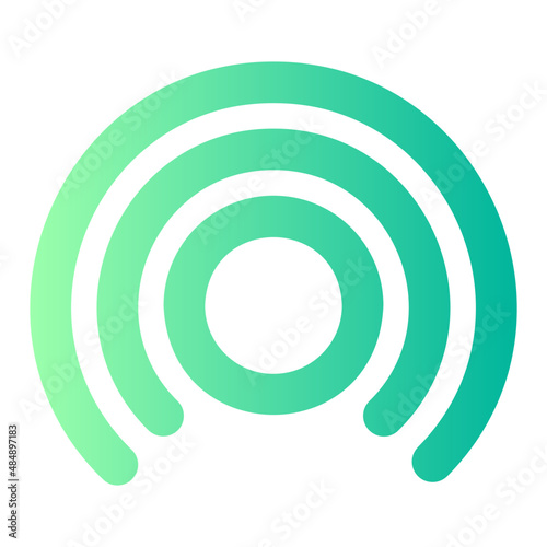wireless access point gradient icon