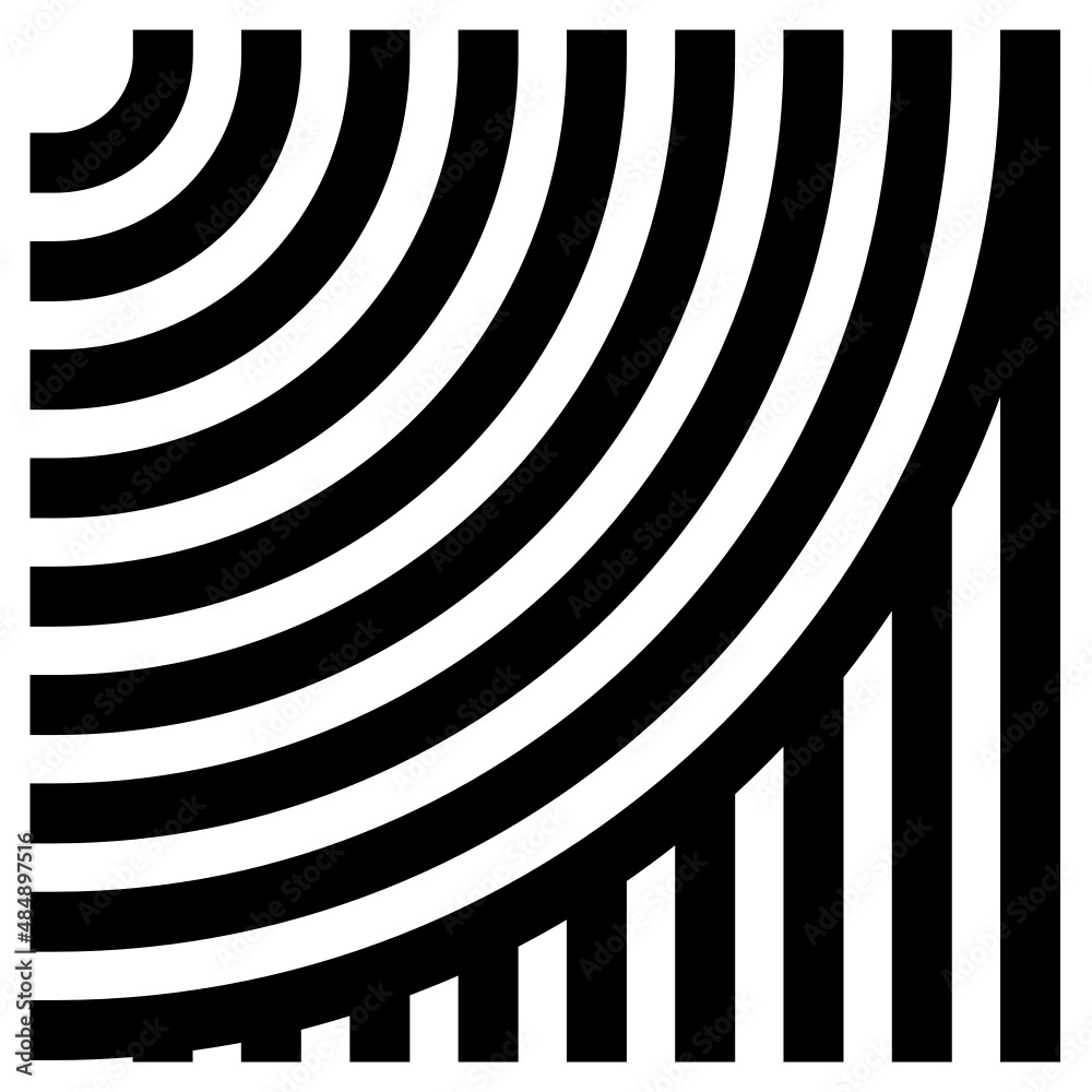 Obraz premium black and white striped background