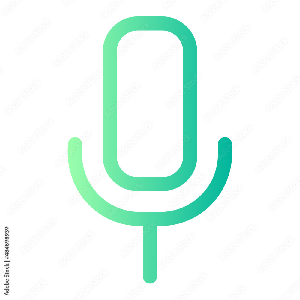 microphone gradient icon