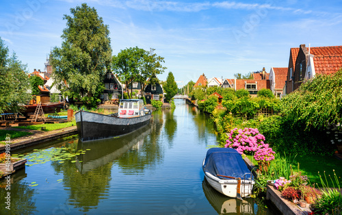 Picturesque Edam town in Netherlands photo