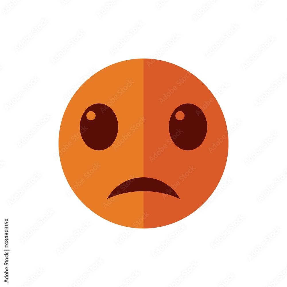 Fototapeta premium Devil horn Vector icon for emoji or emoticon logo chat and other