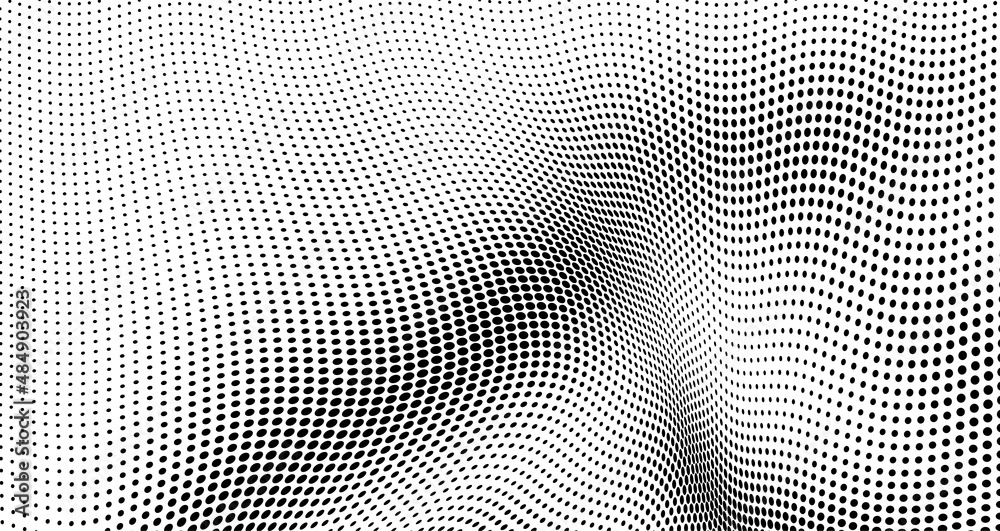 Abstract black and white halftone texture Abstract black and white halftone texture