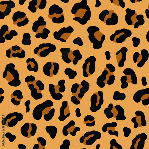 Seamless Leopard Print Pattern