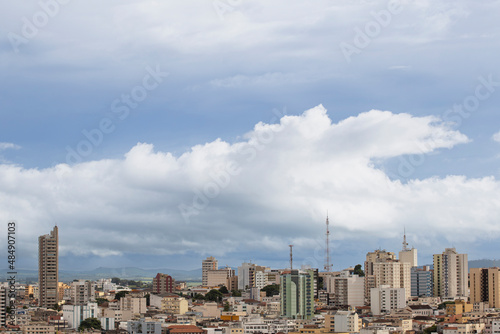 Varginha, Minas Gerais, Brazil: panoramic view of downtown Varginha