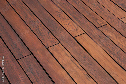Teak wood texture , teakwood decking close up photo
