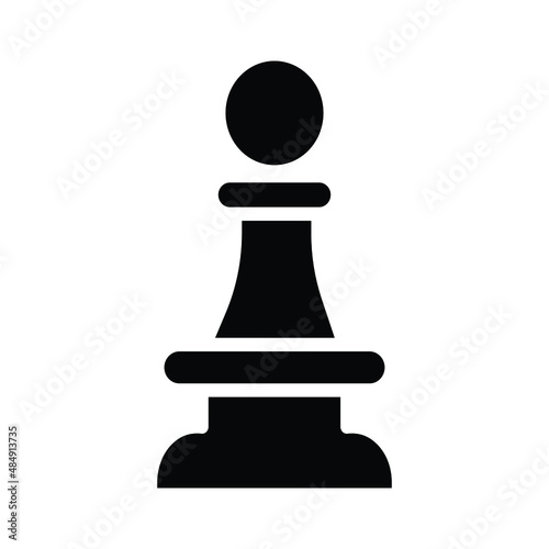 Pawn Isolated Vector icon which can easily modify or edit

