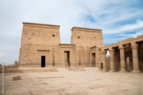 Philae Temple of ISIS on Agilkia Island in Lake Nasser, Aswan, Egypt