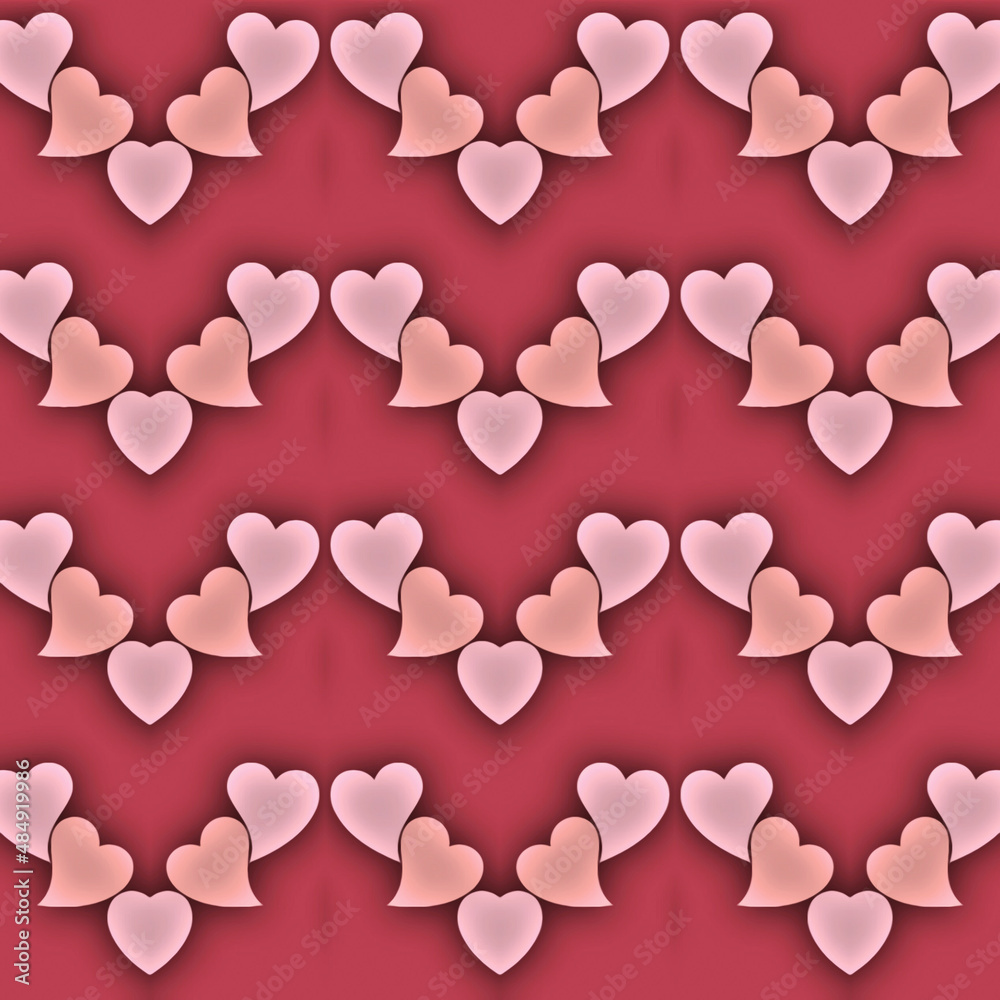 Happy valentine's day abstract background with colorful hearts, textured pattern, graphic design illustration wallpaper Happy valentine's day abstract background with colorful hearts, textured pattern, graphic design illustration wallpaper