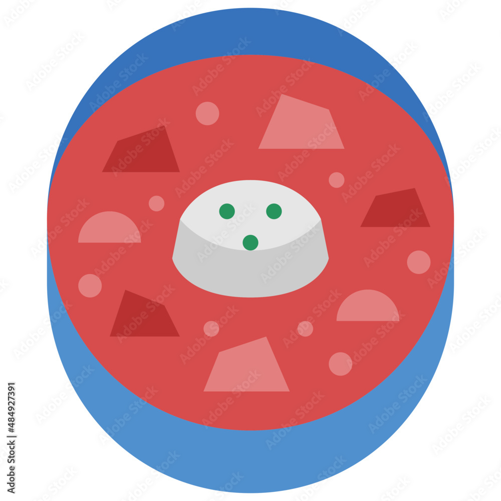 borscht flat icon borscht flat icon