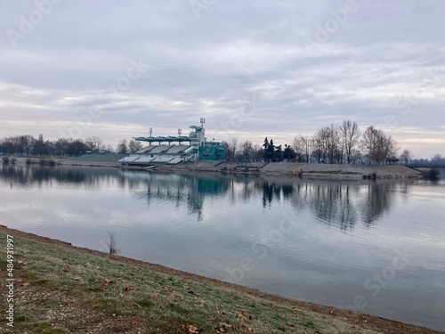 Winter on Lake Jarun, Zagreb