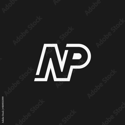 Initials Letter NP Monogram logo design inspiration