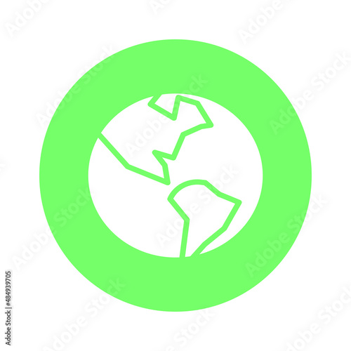 Earth planet Isolated Vector icon which can easily modify or edit

