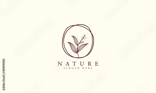 natural and organic logo modern design. Natural logo for branding, corporate identity and business ca
