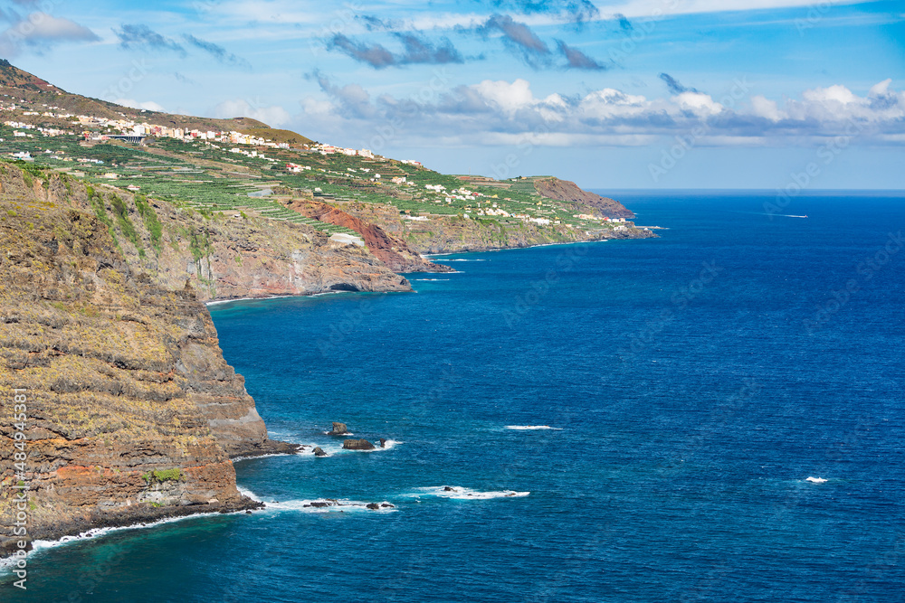 Fototapeta premium La Palma Eastern Coastline View, Spain