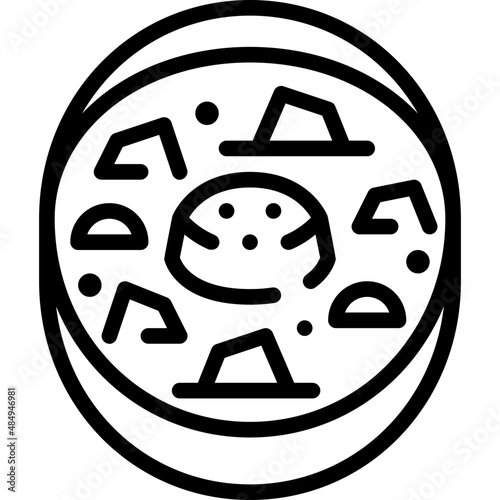 borscht line icon