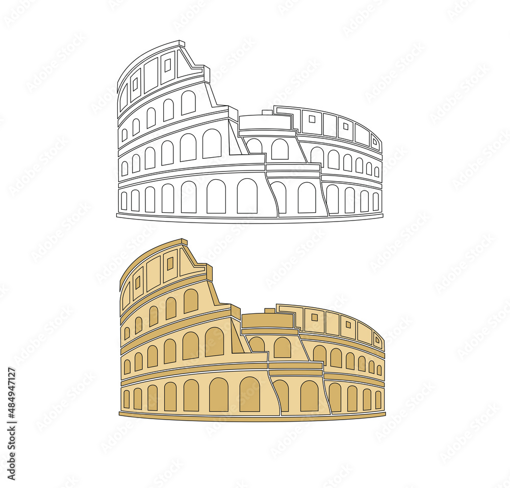 colosseo rome ancient historical monument architectural italy