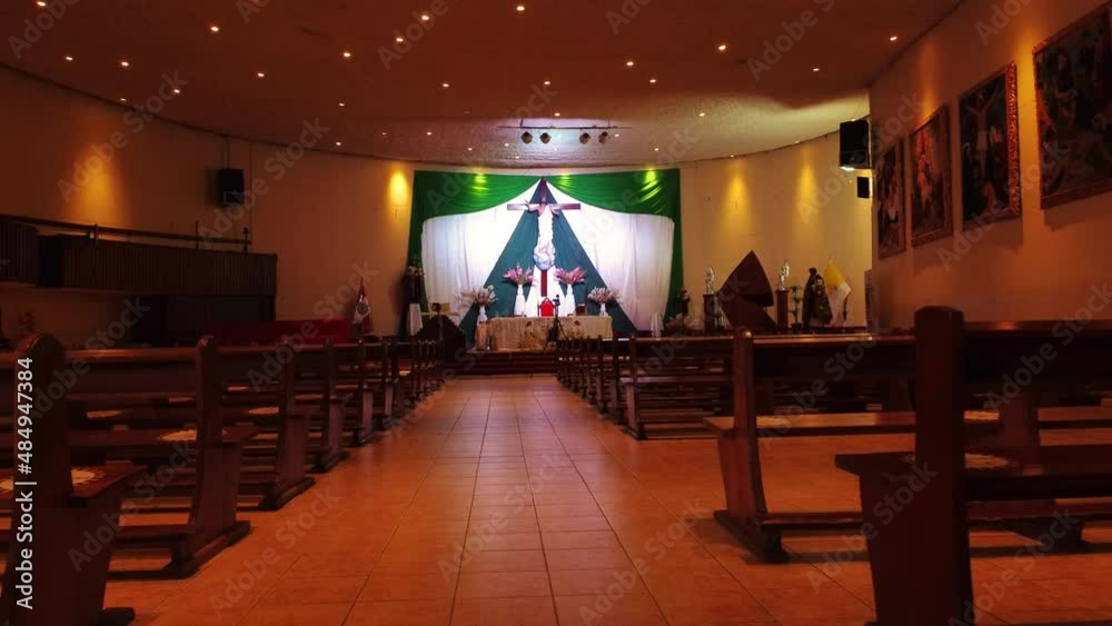 santuario del Señor de Muruhuay por dentro. Tarma junín Perú (tomas con drone)