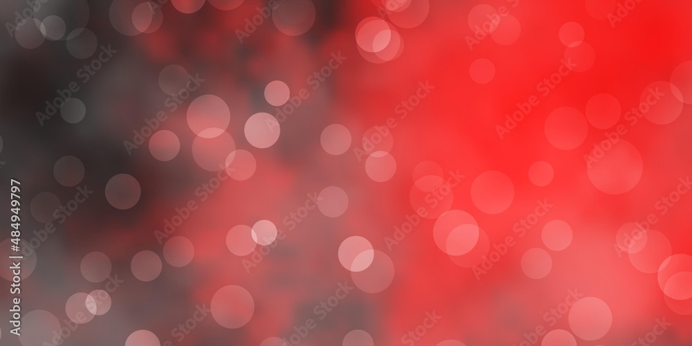 Dark Orange vector layout with circle shapes. Dark Orange vector layout with circle shapes.