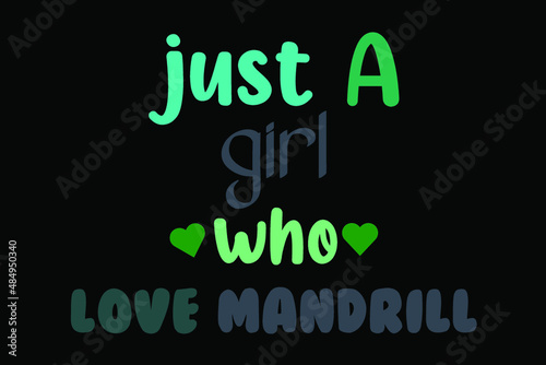 Mandrill Vector t shirt design
