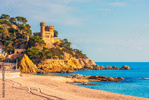 Obraz na płótnie Castle in Lloret de Mar Catalonia Spain
w salonie