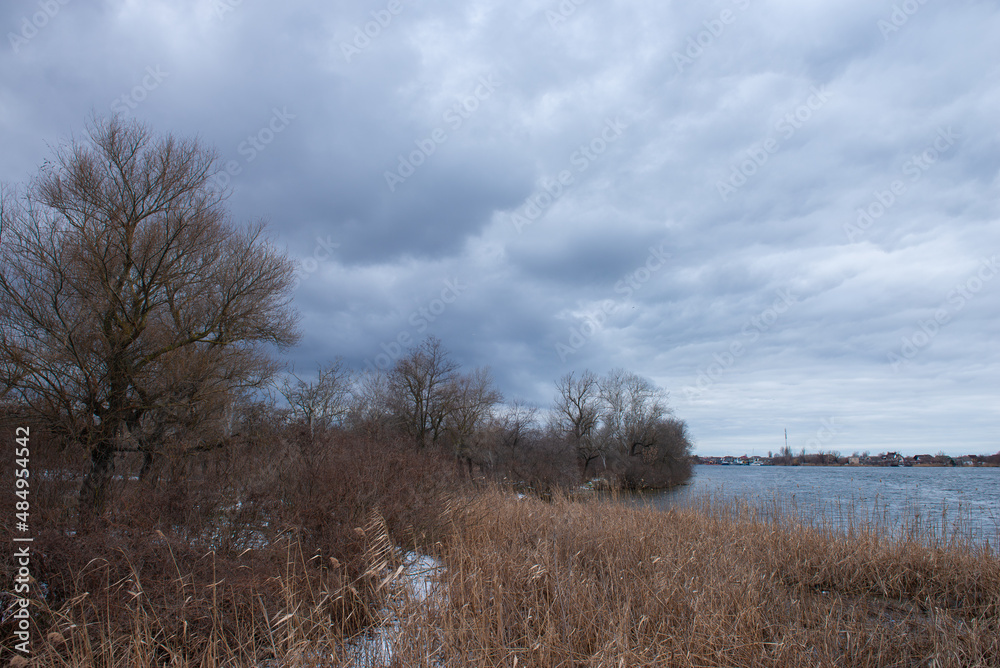 River Landscapes at different times of the day River Landscapes at different times of the day