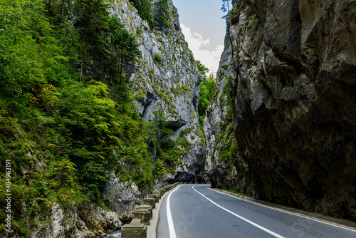 The Bicaz Canyon in Romania