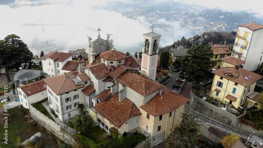 Saint Andrea Apostles Church Chiesa di Sant'Andrea Apostolo Brunate Como Italy 4k Saint Andrea Apostles Church Chiesa di Sant'Andrea Apostolo Brunate Como Italy 4k