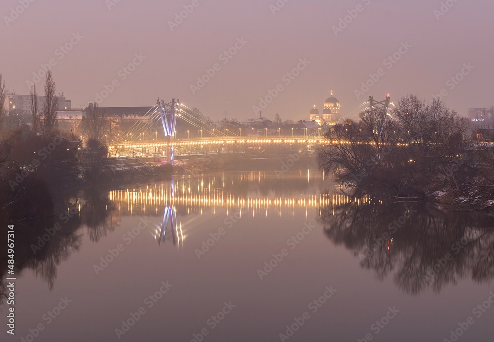 Fototapeta premium Lights on the river 