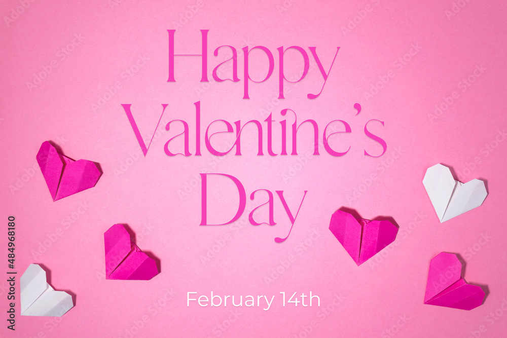 Fondo de feliz día de San Valentín.
Happy Valentine's Day background.