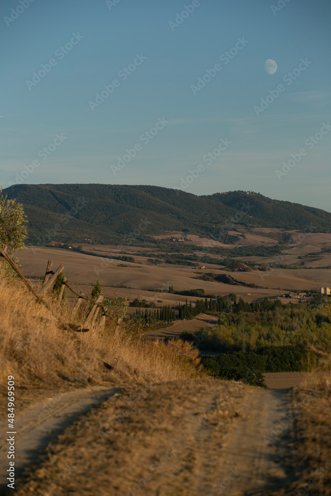 Naklejka premium landscape in the mountains