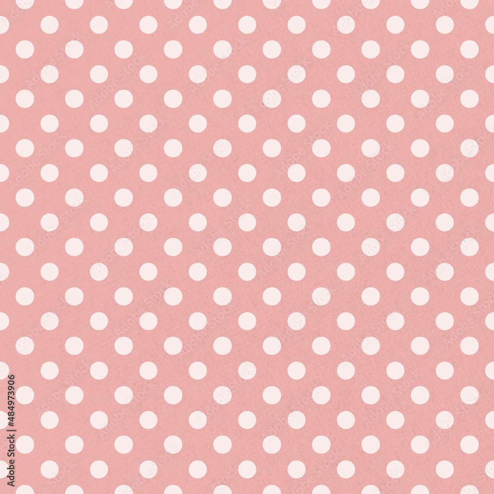 Polka dot texture, pink  polka dot craft paper seamless pattern	
