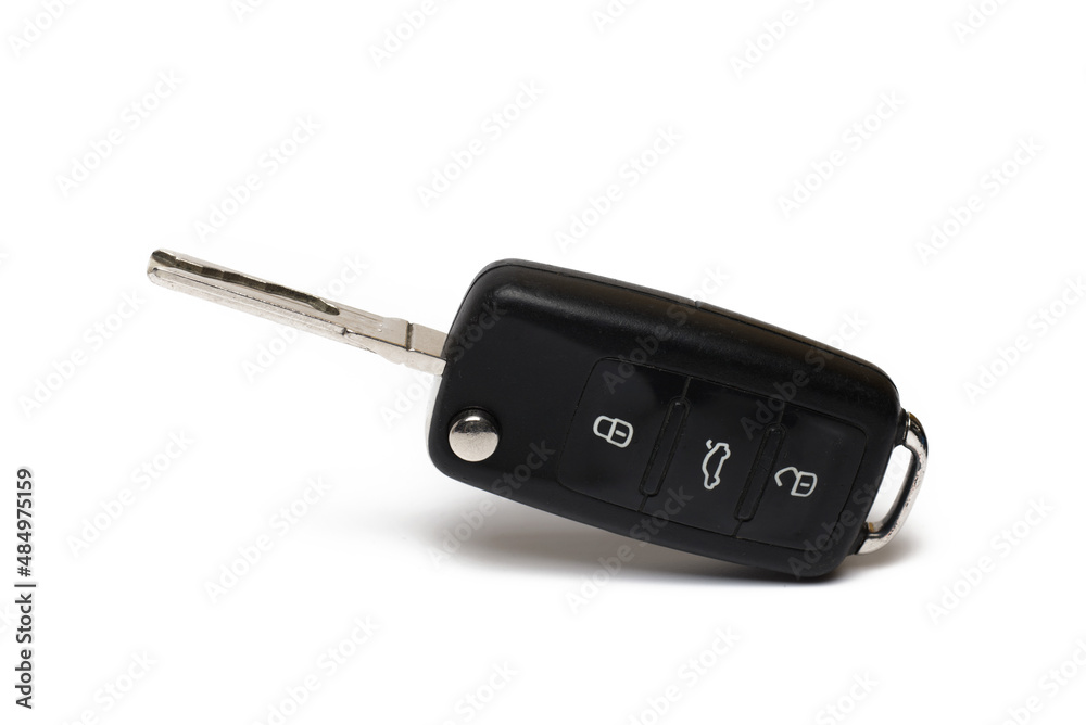 folding car key remote control white background folding car key remote control white background