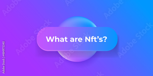 Coming soon on purpleWhat are nft, what is an nft question horizontal banner design template. NFT non-fungible token banner