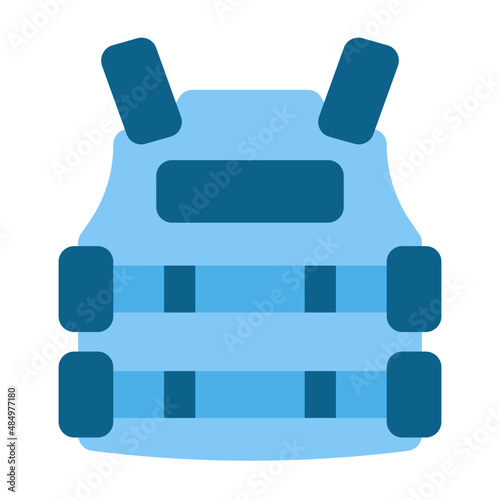 bulletproof flat icon