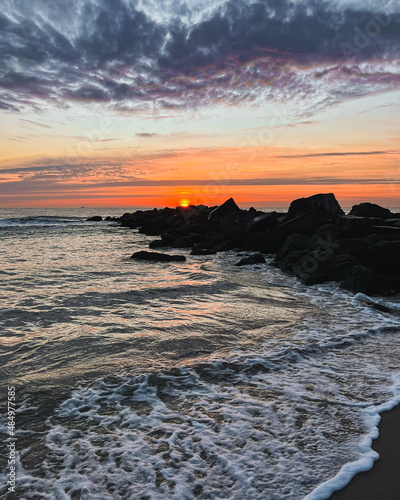 Sunrise in Asbury Park New Jersey photo