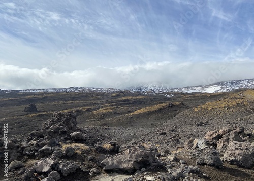 volcanic landscape on Kamchatka
