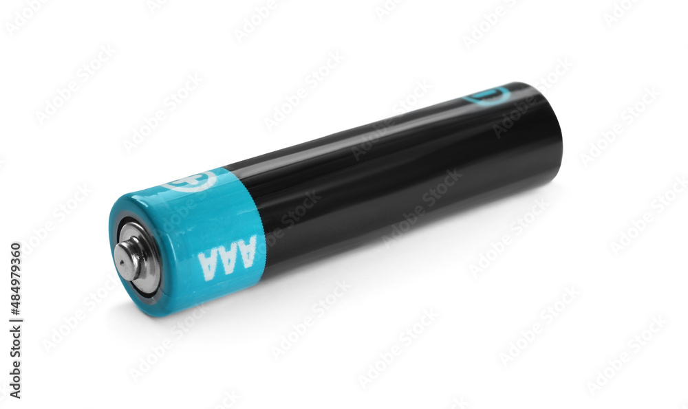 New AAA battery isolated on white. Dry cell New AAA battery isolated on white. Dry cell