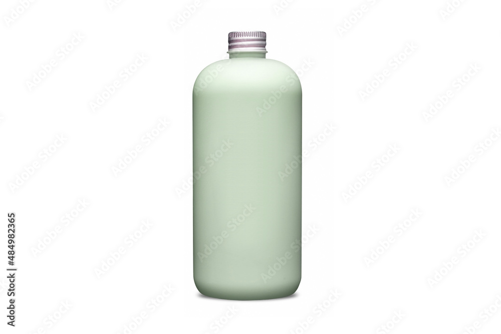 Green bottle with metal aluminum cap isolated on white background. Cosmetic bottle with dispenser liquid container for gel, lotion, bath foam 3d illustration realistic mockup. Sanitizer pump. Green bottle with metal aluminum cap isolated on white background. Cosmetic bottle with dispenser liquid container for gel, lotion, bath foam 3d illustration realistic mockup. Sanitizer pump.