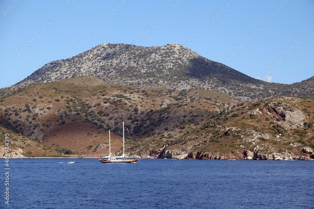 Boot an der türkischen Ägäisküste