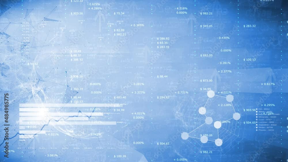 Artistic business infographics background animation. Artistic business infographics background animation.