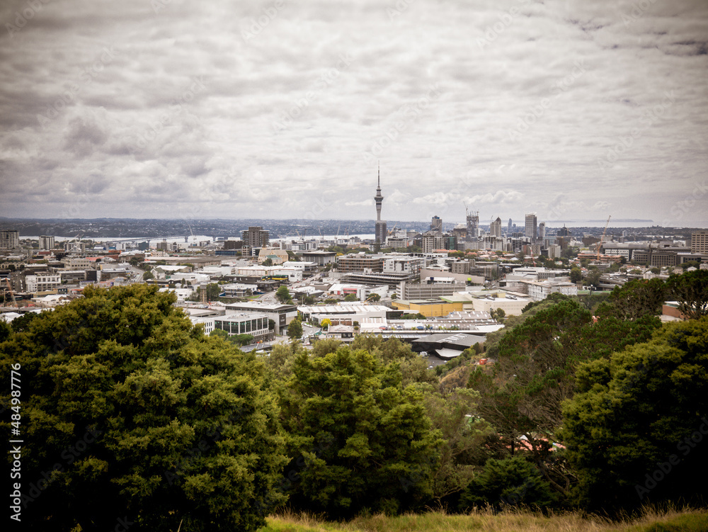 Panoramic view of Auckland, New Zealand