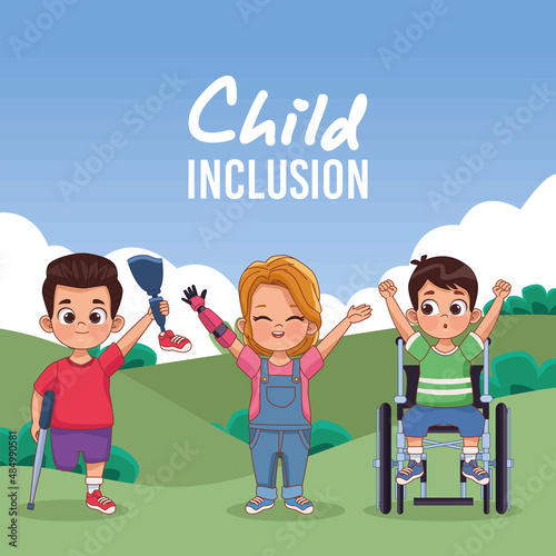 child inclusion illustration