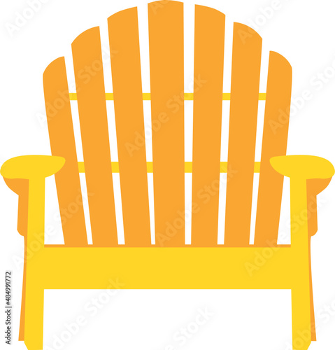 Adirondack Chair yellow