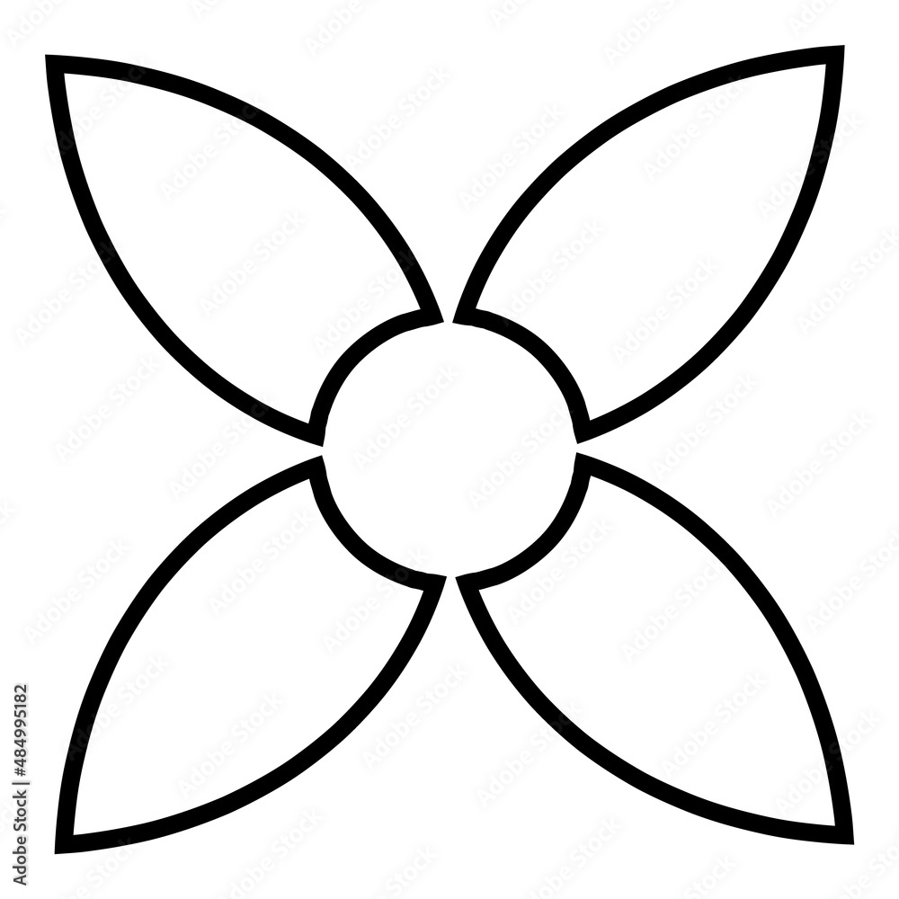 Flower Flat Icon Isolated On White Background Flower Flat Icon Isolated On White Background