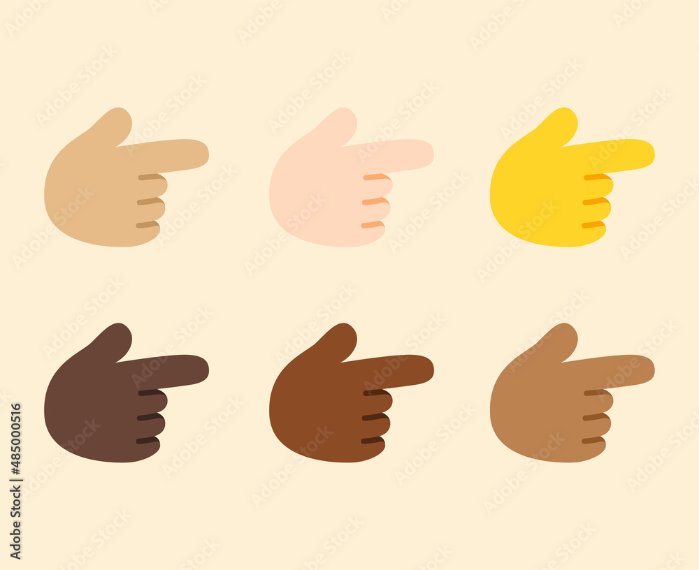 Backhand Index Pointing Right Gesture Icon. Backhand Index Pointing Right emoji. Pointing Right sign. All skin tone gesture emoji Backhand Index Pointing Right Gesture Icon. Backhand Index Pointing Right emoji. Pointing Right sign. All skin tone gesture emoji