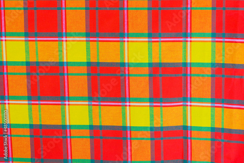 Madras cloth from a local market